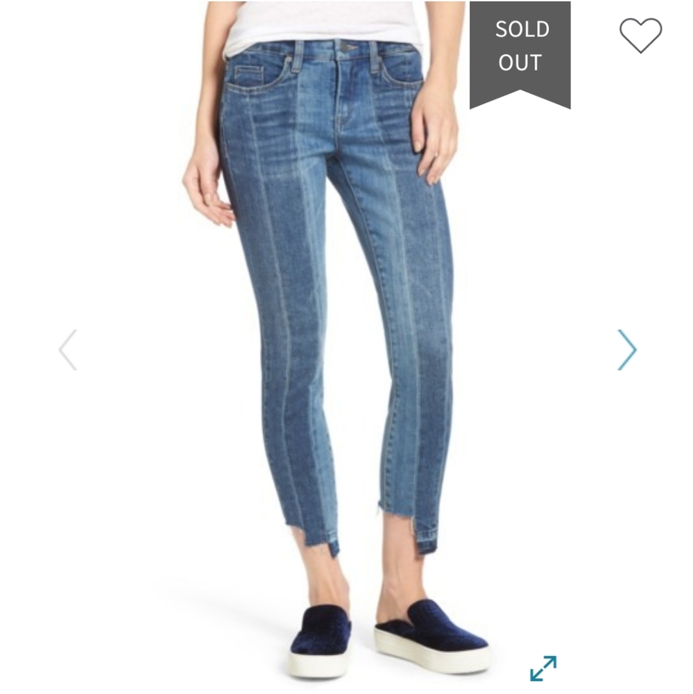 Blank NYC Step Hem Skinny Jeans Size 27